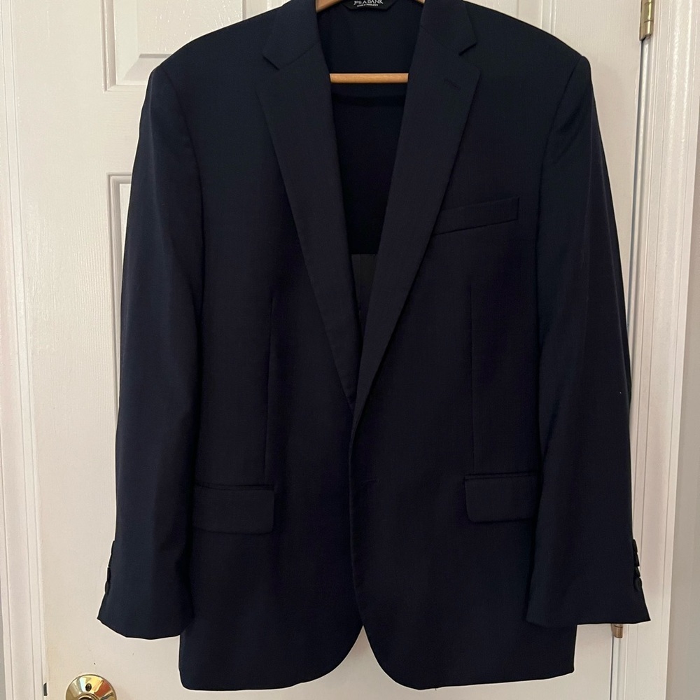 Joseph A Banks.  Classic Black Men's Blazer